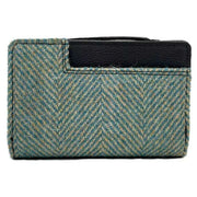 maccessori-blue-harris-tweed-medium-zip-purse-34629885