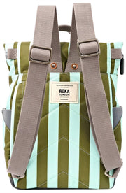Roka Blue Canfield B Small Recycled Canvas Backpack