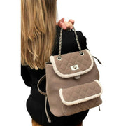 david-jones-brown-faux-shearling-backpack-34505793