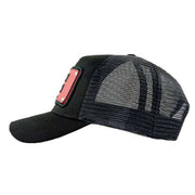 john-hatter-black-no-pain-no-gain-rubber-trucker-hat-34462092