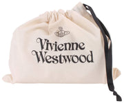 Vivienne Westwood Black Bianca Suede Leather Small Shoulder Bag