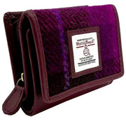 maccessori-purple-harris-tweed-trifold-purse-34629835