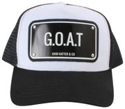 John Hatter Black GOAT Aluminium Trucker Hat