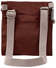 Roka Brown Stratford Small Recycled Nylon Crossbody Bag