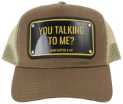 John Hatter Green You Talking to Me Aluminium Trucker Hat