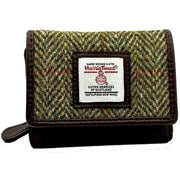 maccessori-green-harris-tweed-trifold-purse-34629825