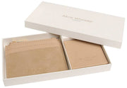 Alice Wheeler London Beige Veronica Coin Purse and Compact Mirror Gift Set