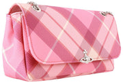 Vivienne Westwood Pink Buccia D 'Arcancia Chain Crossbody Bag