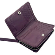 maccessori-pink-harris-tweed-medium-zip-purse-34629861