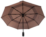 Roka Brown Waterloo Recycled Nylon Umbrella