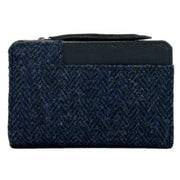 maccessori-blue-harris-tweed-medium-zip-purse-34629903