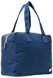 Roka Blue Sloane Medium Cotton Canvas Tote Bag