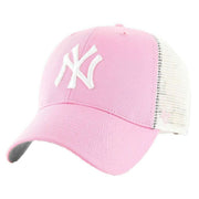 47 Brand Pink Branson MLB New York Yankees Trucker Cap