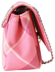 Vivienne Westwood Pink Buccia D 'Arcancia Chain Crossbody Bag