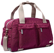 Roka Red Gatwick Medium Recycled Canvas Duffle Bag