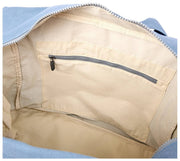 Roka Blue Sloane Medium Cotton Canvas Tote Bag