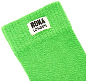 Roka Green Wimbledon Crew Socks