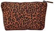 Roka Brown Maida Vale Small Cotton Canvas Pouch