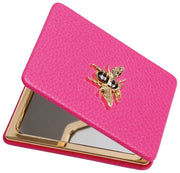Alice Wheeler London Pink Oblong Compact Mirror