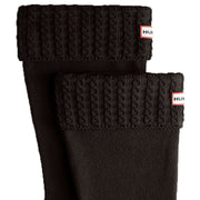 hunter-black-recycled-mini-cable-tall-boot-socks-34596551