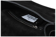 Vivienne Westwood Black Bianca Suede Leather Small Shoulder Bag
