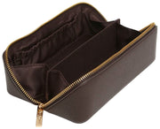 Alice Wheeler London Brown Luxury Small Train Case