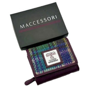maccessori-purple-harris-tweed-trifold-purse-34629852