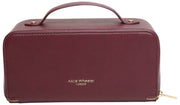 Alice Wheeler London Burgundy Luxury Train Case