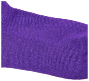Roka Purple Windsor Solid Crew Socks