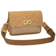 david-jones-brown-half-flap-clasp-shoulder-bag-34505818