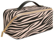 Alice Wheeler London Black Animal Print Train Case