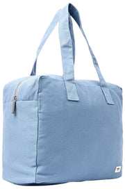Roka Blue Sloane Medium Cotton Canvas Tote Bag