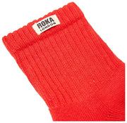 Roka Red Windsor Solid Crew Socks