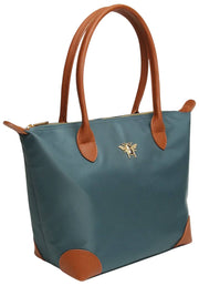 Alice Wheeler London Blue Shoreditch Medium Tote Bag