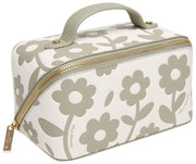 Alice Wheeler London Green Floral Mini Train Case