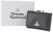 Vivienne Westwood Black Saffiano Small Frame Purse