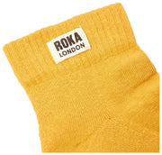 Roka Yellow Wembley Ankle Socks