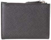 Vivienne Westwood Black Saffiano Slim Flap Card Holder Purse