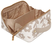 Alice Wheeler London Beige Floral Mini Train Case