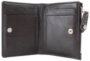 Vivienne Westwood Black Embossed Croc Slim Flap Card Holder Purse