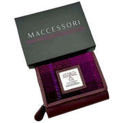 maccessori-purple-harris-tweed-trifold-purse-34629836