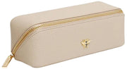 Alice Wheeler London Beige Luxury Small Train Case