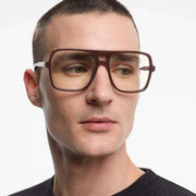 Barner Brown Jake Glossy Blue Light Reading Glasses