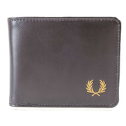 Fred Perry Black Coated Billfold Wallet