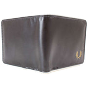 Fred Perry Black Coated Billfold Wallet