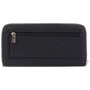 GUESS Black Brenton Large Zip Around Purse