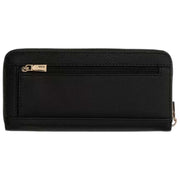 GUESS Black Laurel II Large Zip Around Purse