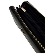 GUESS Black Laurel II Large Zip Around Purse