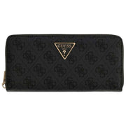 GUESS Black Laurel II Large Zip Around Purse