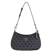 GUESS Black Noelle II Top Zip Shoulder Bag